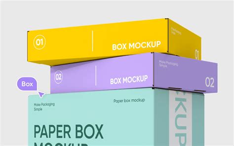 free metal box mockup|3d box mockup generator free.